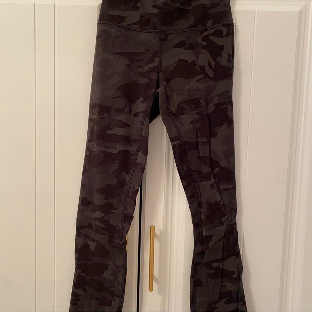 Lululemon Athletica Dark Camouflage Leggings